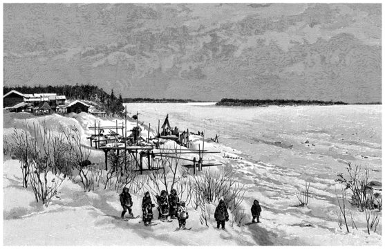 People : Yukon Area (Winter) - end 19th century