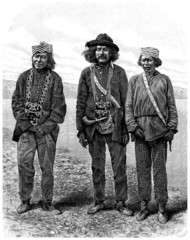 3 Indian Hunters - North America