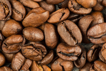 Coffee beans background