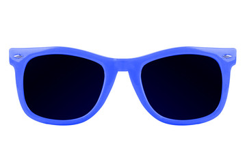 Women's blue sunglasses