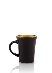 Coffee-cup with white copy space