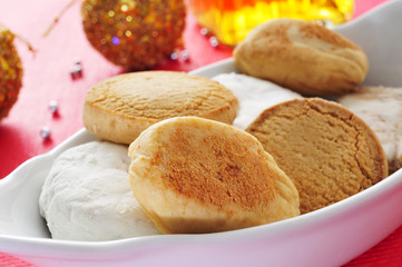 mantecados and polvorones, typical christmas sweets in Spain