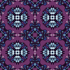 Seamless vector pattern  ethnic abstraction