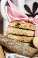 Festive chocolate chip cookies