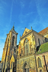 Fototapeta na wymiar Colmar, Alzacja - katedra