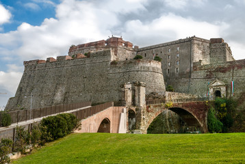 Fototapeta na wymiar Priamar Fortress, Savona, Włochy