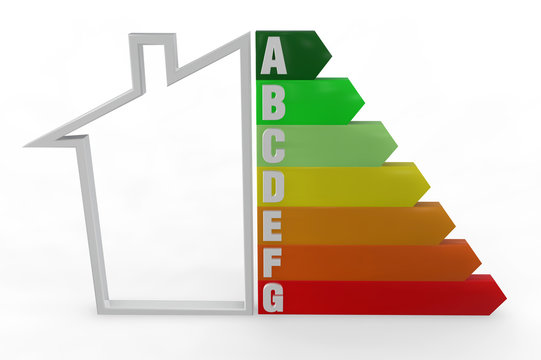 Casa consumo efficienza energetica, energia risparmio vendita