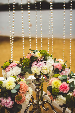 Decoration of wedding flowers
