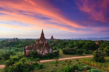 Fotobehang Temples in Bagan, Myanmar © f11photo