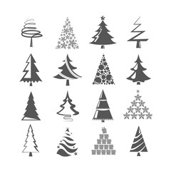 Christmas tree icons