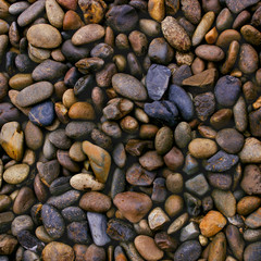 wet river stones background