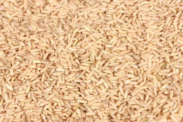 Background  brown rice