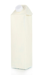 Milk pack isolated on white