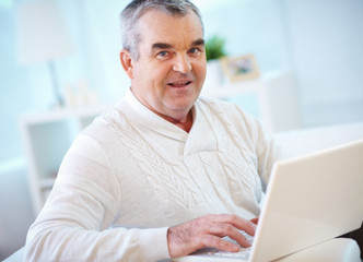 Man with laptop