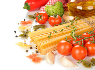 Pasta and vegetables
