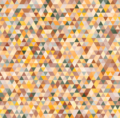 Colorful triangles geometric seamless pattern