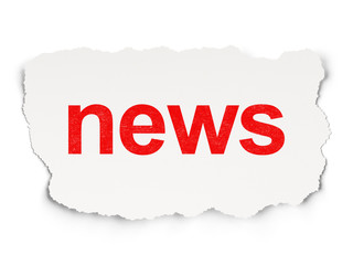 News concept: News on Paper background