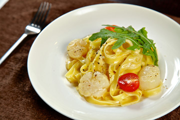 Food in the restaurant