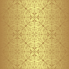 Luxury golden seamless Wallpaper.
