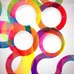 Fototapeta premium Abstract background with design elements.