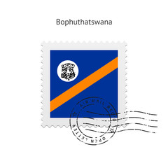 Bophuthatswana Flag Postage Stamp.