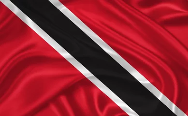 Fototapete Südamerika Flagge von Trinidad und Tobago