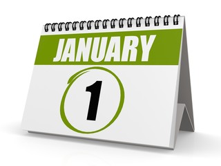 January 1 green