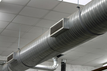 stainless steel pipes of the heating system