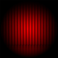 theatrical background.scene and red curtains.scene illuminated f
