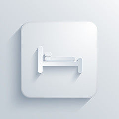 Vector light square icon. Eps10