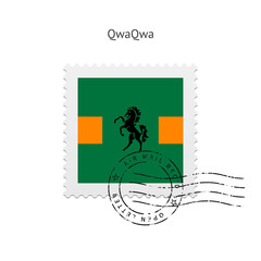 QwaQwa Flag Postage Stamp.