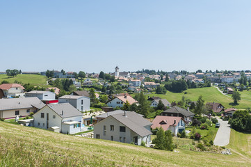 Fototapeta na wymiar Saignelégier, lokalizacja Freiburg Jura, Szwajcaria