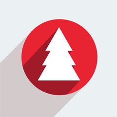 Obraz premium Vector red circle icon on gray background. Eps10