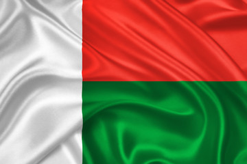 Obraz premium flag of Madagascar