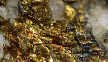Abstract background from a metal mineral.