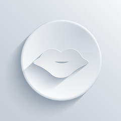Vector light square icon. Eps10