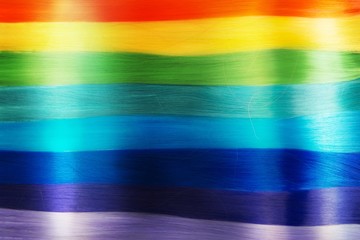 Fashion rainbow hair background