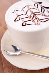 coffee cup and cream