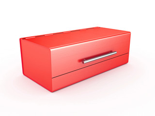 Bread Bin Red Color