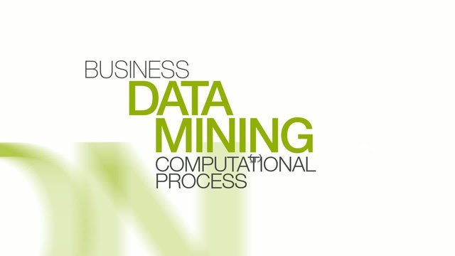 Data mining KDD information process word tag cloud animation