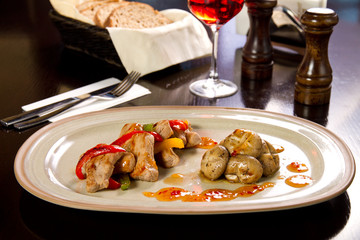 Gourmet chicken dish