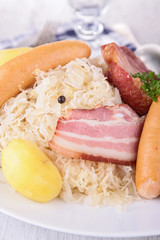 plate of sauerkraut