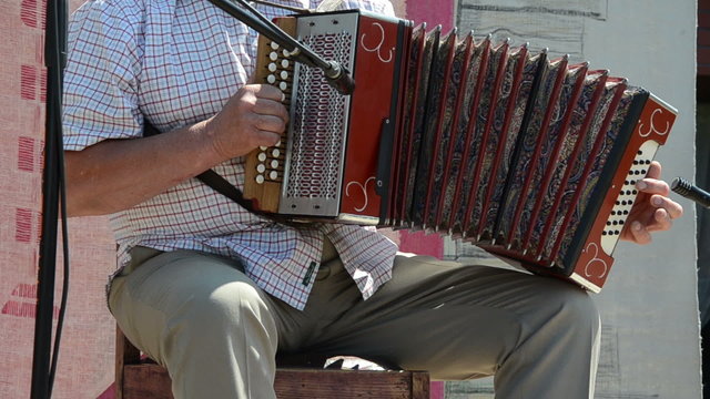 man fingers quick flit accordion little white black buttons
