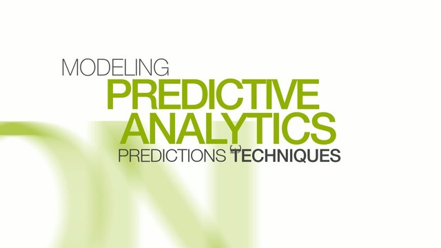 Predictive analytics data business intelligence tag cloud