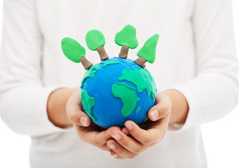 Protecting the forests and ecology concept