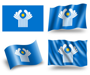 CIS flag Commonwealth of Independent States