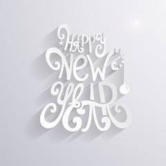 Happy New Year inscription