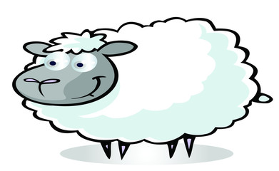 cute sheep cartoon