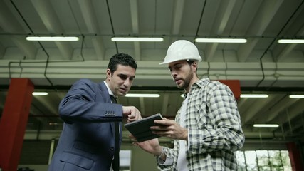 2of19 People working in warehouse, workers in industry