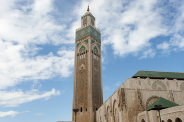 Fototapeta premium Hassan II in Casablanca, Marokko
